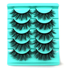 5 Pairs Thick Curling 17mm False Eyelashes