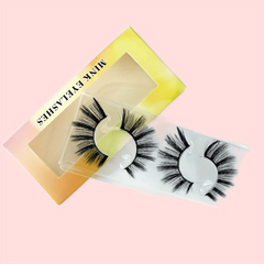 2 Pairs False Eyelashes 6D Natural Curling Thick And Slender