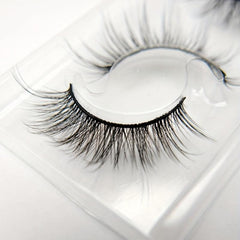 2 Pairs False Eyelashes 6D Natural Curling Thick And Slender