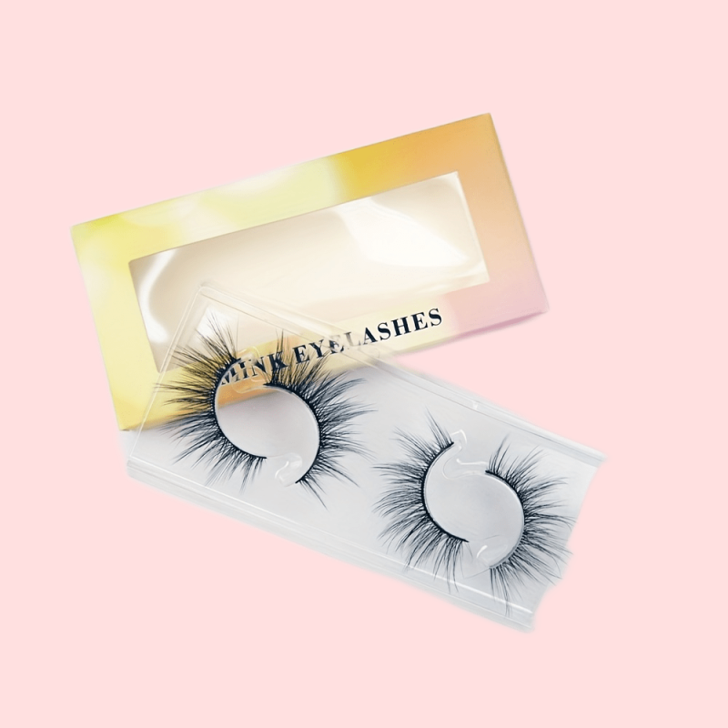 2 Pairs False Eyelashes 6D Natural Curling Thick And Slender