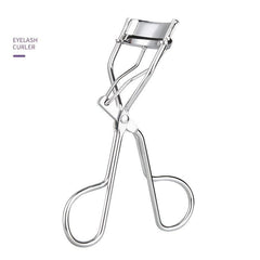 Eyelash Curler Stainless Steel One Time Shaping Purple Silver