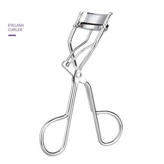 Eyelash Curler Stainless Steel One Time Shaping Purple Silver