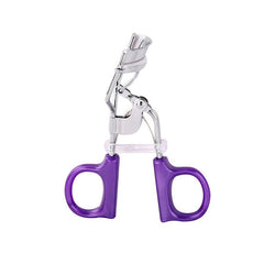 Eyelash Curler Stainless Steel One Time Shaping Purple Silver