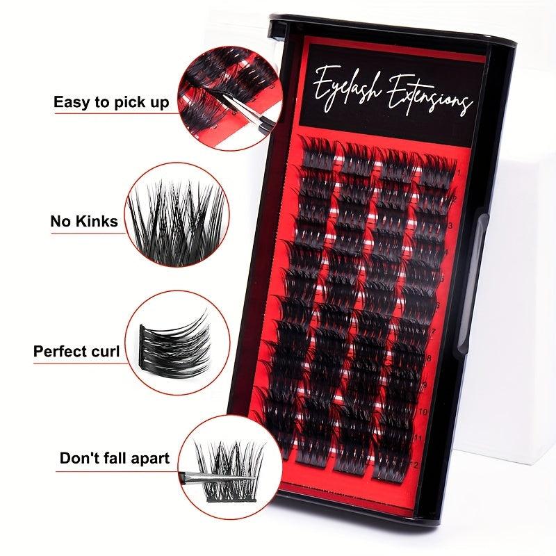 DIY Cluster Lashes Segmented Thick Lashes DM008