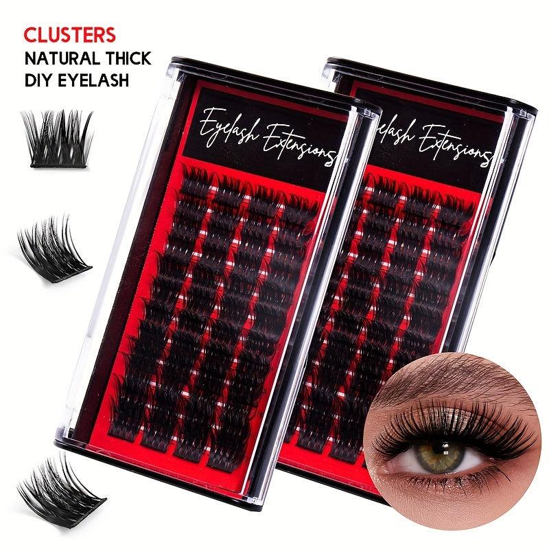 DIY Cluster Lashes Segmented Thick Lashes DM008
