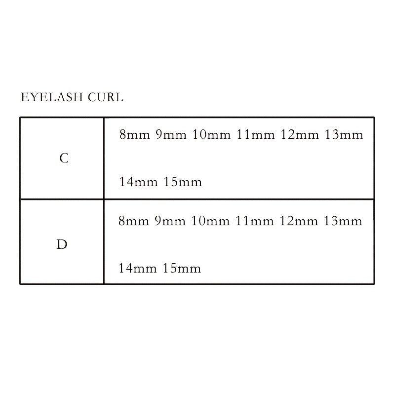 20D Cluster Fluffy Wispy False Eyelashes Extension
