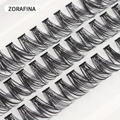 20D Cluster Fluffy Wispy False Eyelashes Extension