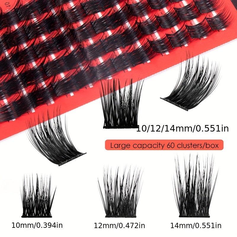 DIY Natural Thick Cluster False Eyelashes DM006