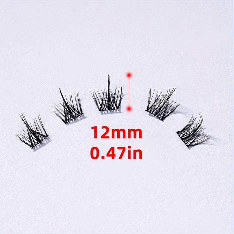 80 Clusters Lashes DIY Eyelash Extensions Volume Wispy Individual Lashes