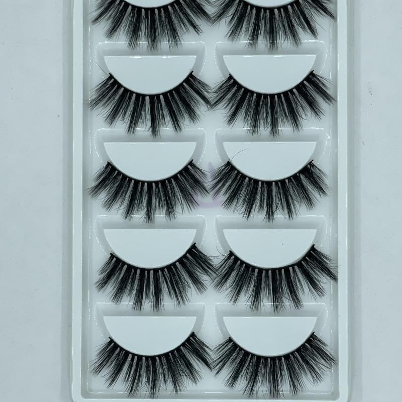 Natural Thick Curling False Eyelashes Multilayers Thick Lashes