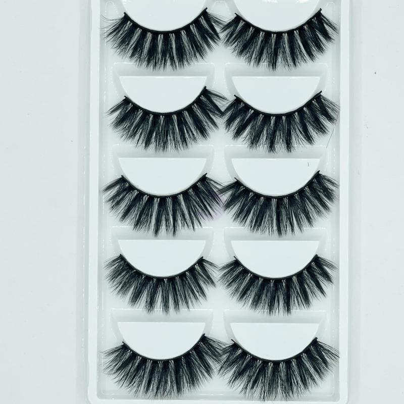 Natural Thick Curling False Eyelashes Multilayers Thick Lashes