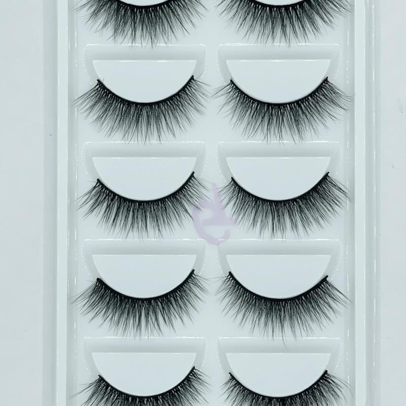 Natural Thick Curling False Eyelashes Multilayers Thick Lashes