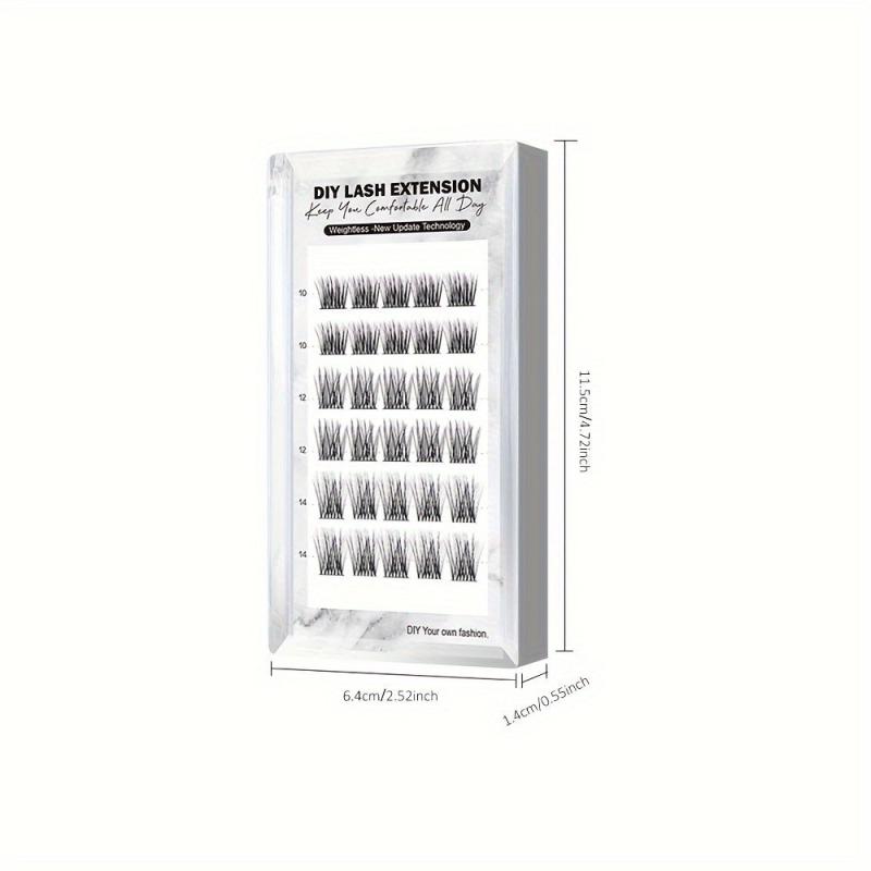 DIY Eyelash Extensions C D Curl Volume Lash Clusters