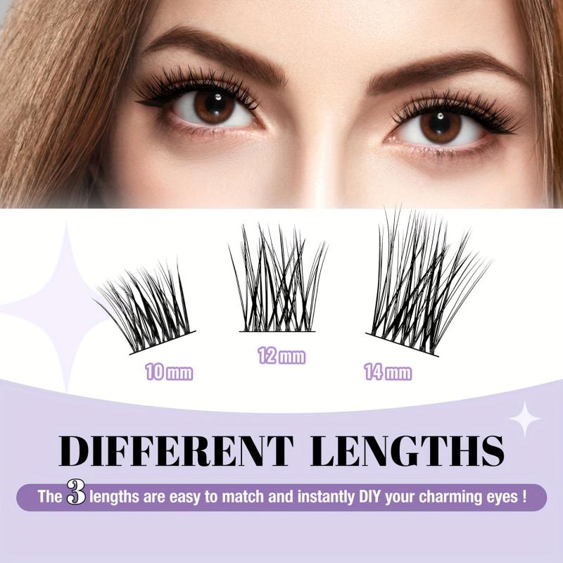 DIY Eyelash Extensions C D Curl Volume Lash Clusters