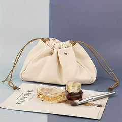 Large Capacity Travel Cosmetic Bag Drawstring Makeup Pouch