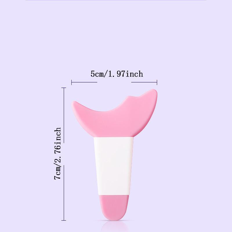 Eyelash Tool with Eyeliner Guide, Mascara Shield, Crescent Plate