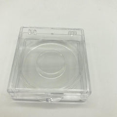 Square Clear False Eyelash Plastic Box, Reusable Case for 1 Pair Lashes