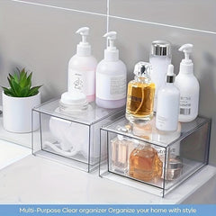 Acrylic Makeup Organizer Clear Storage Bins Vanity Cosmetics Storage