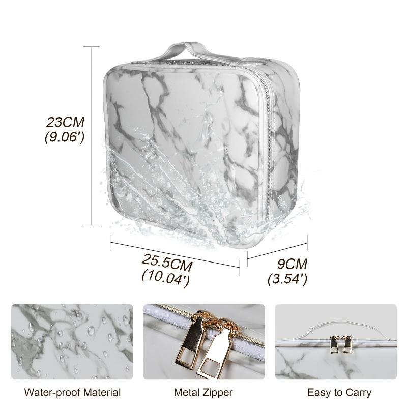 Travel Makeup Train Case Organizer Portable Artist Storage Bag