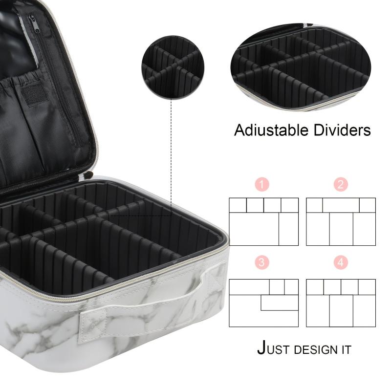 Travel Makeup Train Case Organizer Portable Artist Storage Bag