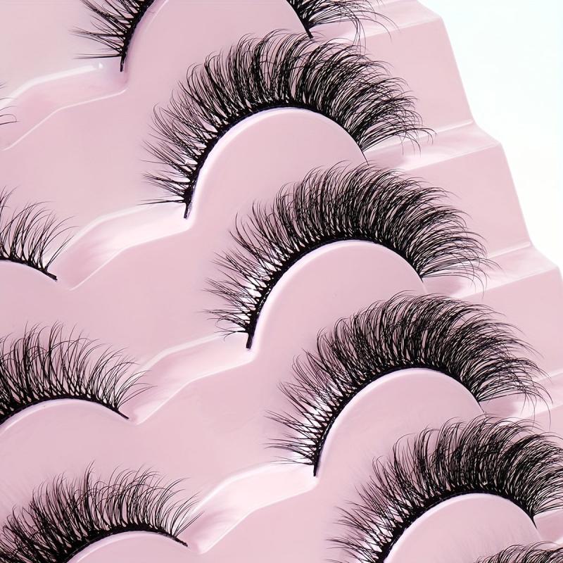 7 Pairs Thick Curling Fox Eye False Eyelashes