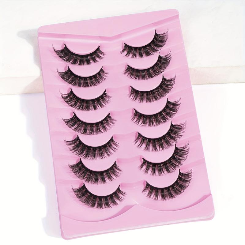 7 Pairs Thick Curling Fox Eye False Eyelashes