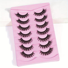 7 Pairs Thick Curling Fox Eye False Eyelashes