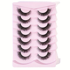 7 Pairs Thick Curling Fox Eye False Eyelashes
