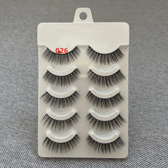 3D Mink Lashes Natural Look Fluffy Cat Eye Wispy False Eyelashes Extension