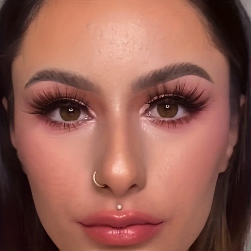 3D Mink Lashes Natural Look Fluffy Cat Eye Wispy False Eyelashes Extension