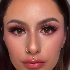 3D Mink Lashes Natural Look Fluffy Cat Eye Wispy False Eyelashes Extension