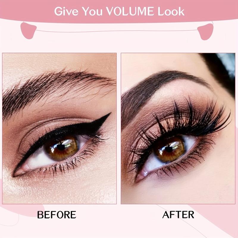 3D Mink Lashes Natural Look Fluffy Cat Eye Wispy False Eyelashes Extension