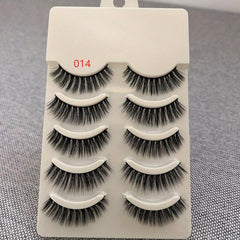 3D Mink Lashes Natural Look Fluffy Cat Eye Wispy False Eyelashes Extension