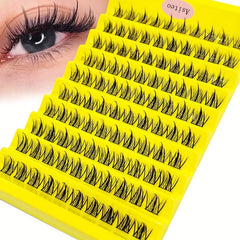 100PCS DIY Cluster Lashes Natural Individual Eyelash Extension