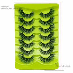 7 Pairs Fairy Style Wispy Volume False Lashes