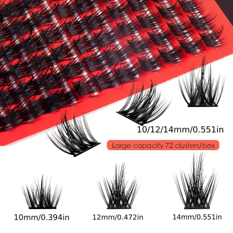 DIY Cluster Lashes Segmented Thick False Eyelashes DM005