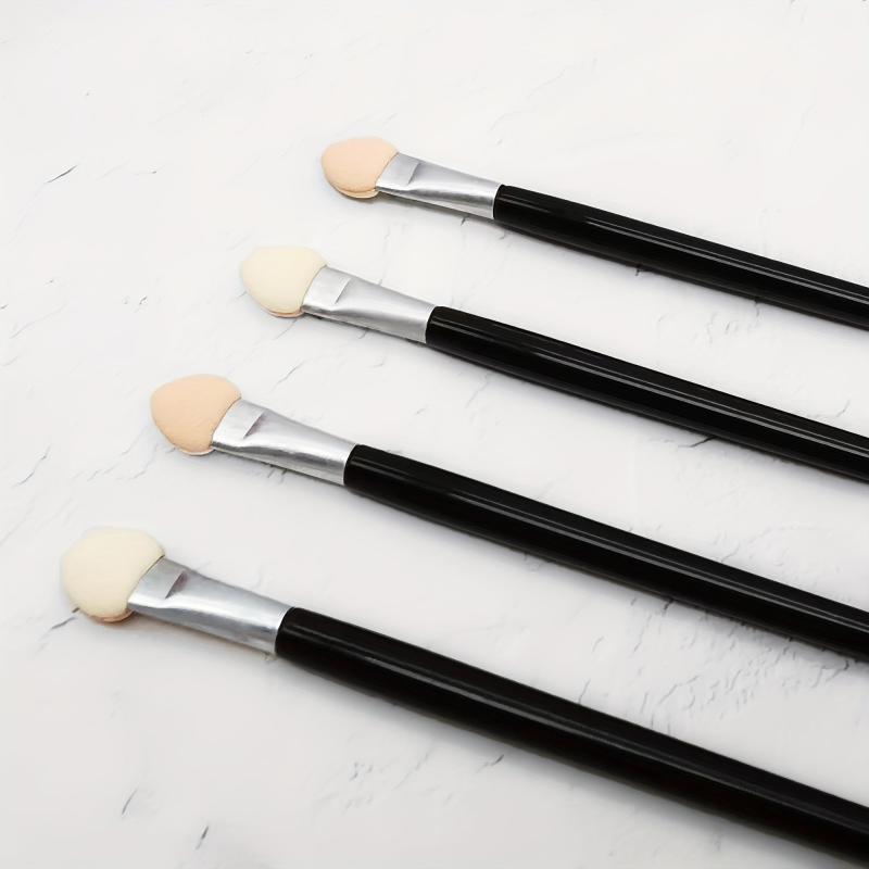50Pcs 10 Eyeshadow Brushes Sponge Applicators For Women