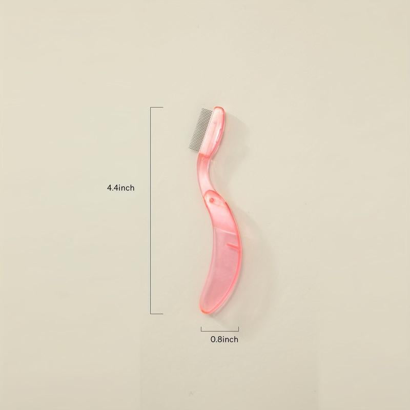 Metal Folding Eyelash Comb for Grooming Eyebrow & Eyelash