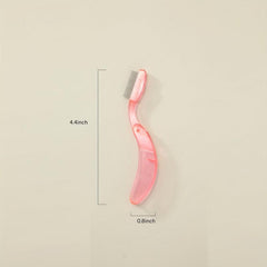 Metal Folding Eyelash Comb for Grooming Eyebrow & Eyelash