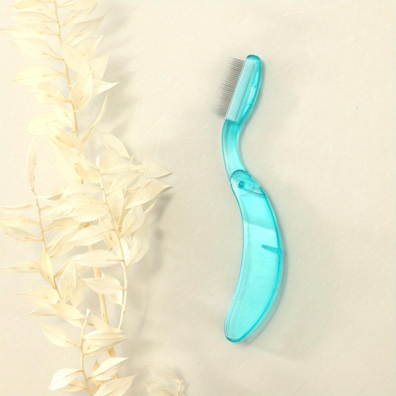 Metal Folding Eyelash Comb for Grooming Eyebrow & Eyelash