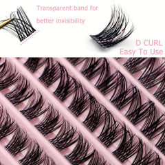 Lash Clusters 110 Pcs D Curl Cluster Lashes 10 14mm