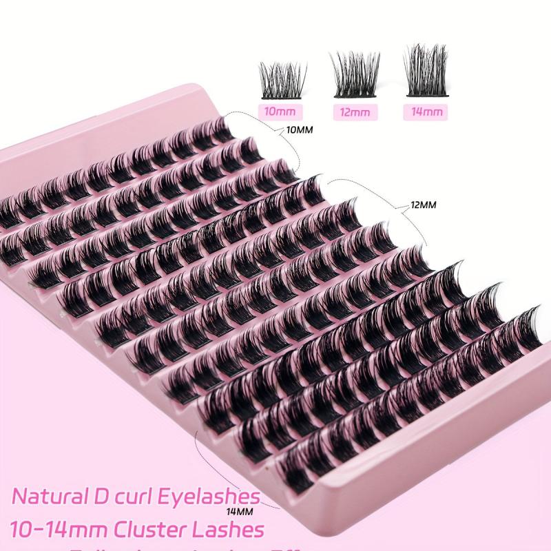 Lash Clusters 110 Pcs D Curl Cluster Lashes 10 14mm