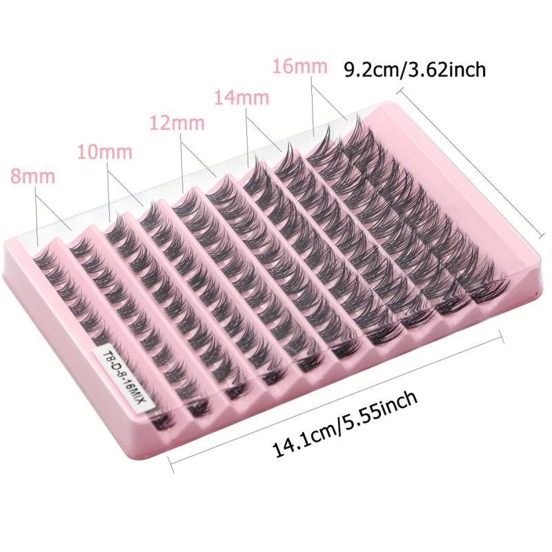 Lash Clusters 110 Pcs D Curl Cluster Lashes 10 14mm