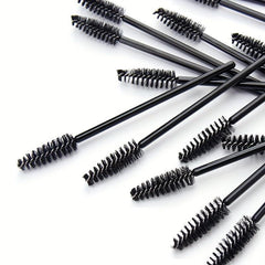 50pcs Eyelash Brush Mascara Wands Makeup Brushes Applicators Kits