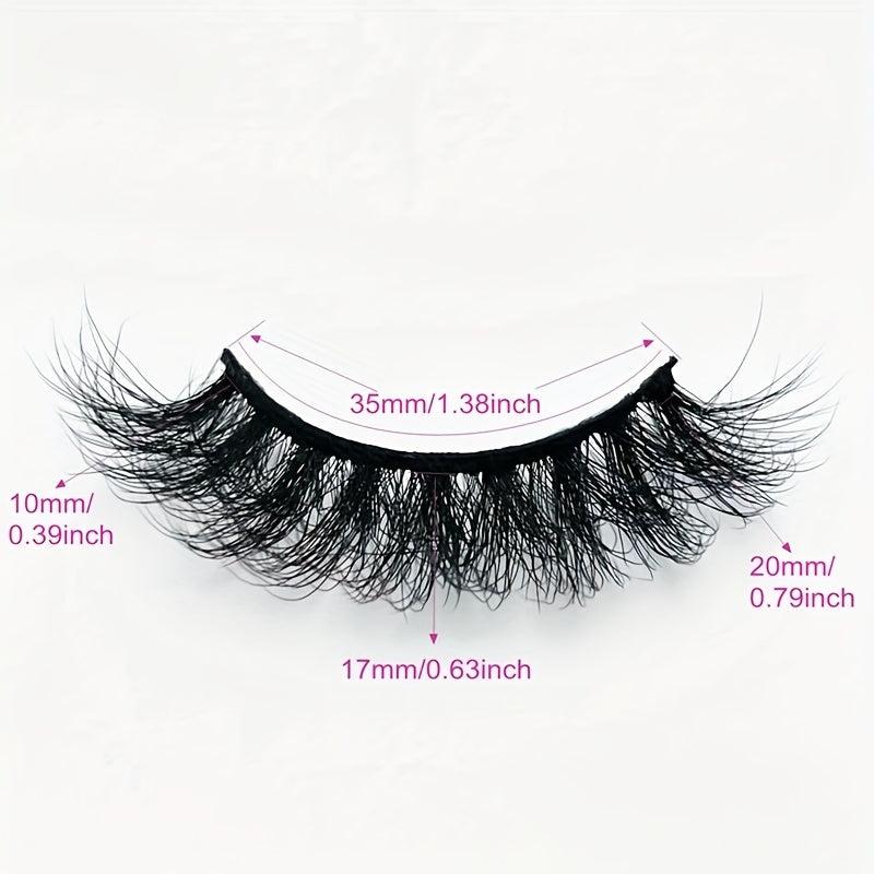 Soft & Fluffy 20mm Lashes Long & Wispy False Eyelashes for Natural Look