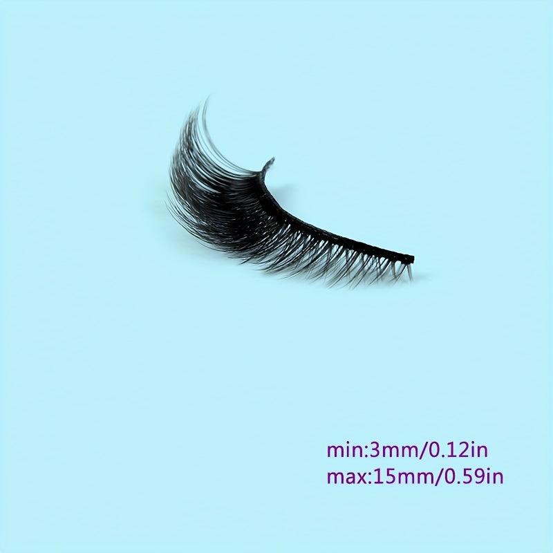 3 Pairs Thick Volume Natural Fluffy Cross Lashes