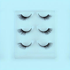 3 Pairs Thick Volume Natural Fluffy Cross Lashes