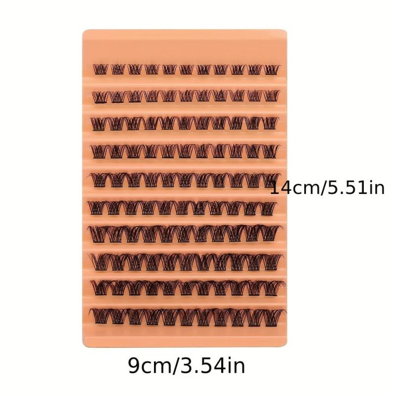 10 Rows Cluster Lashes Mixed Size Voluminous Layered False Eyelashes