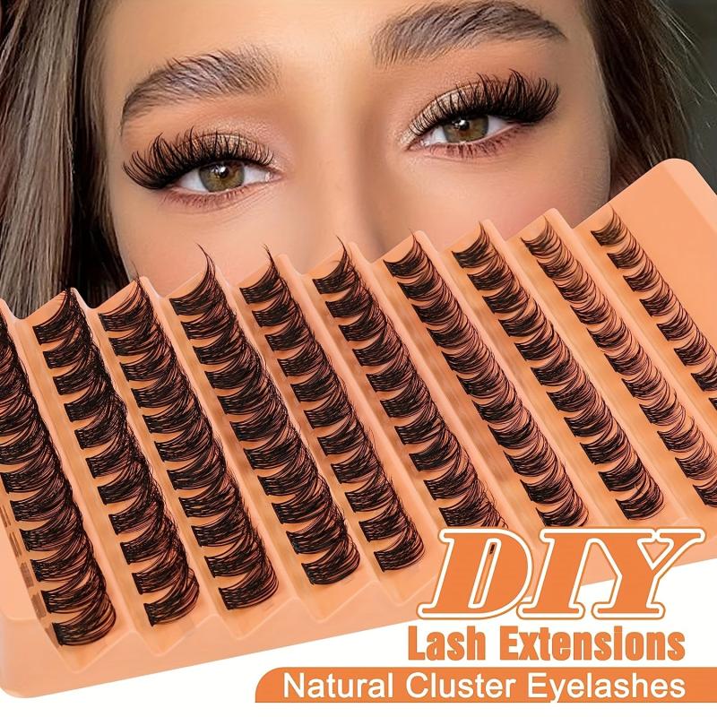 10 Rows Cluster Lashes Mixed Size Voluminous Layered False Eyelashes