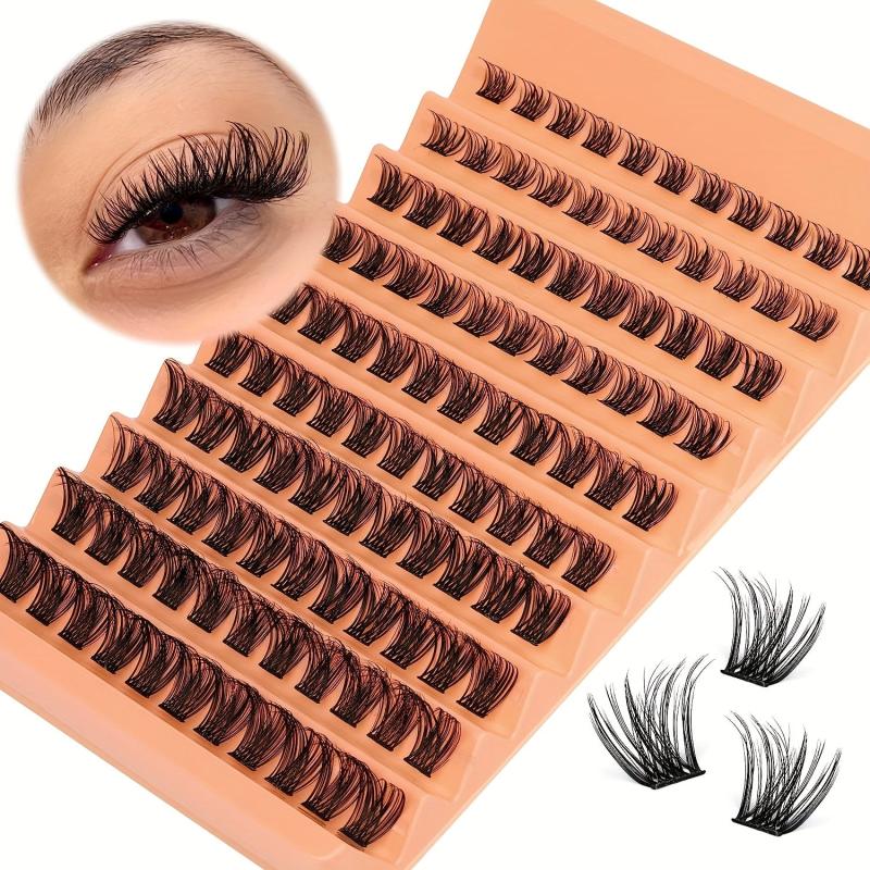 10 Rows Cluster Lashes Mixed Size Voluminous Layered False Eyelashes